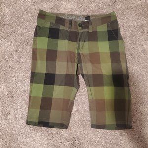CCS Shorts - Green Plaid - SZ 28 - Rare Vintage